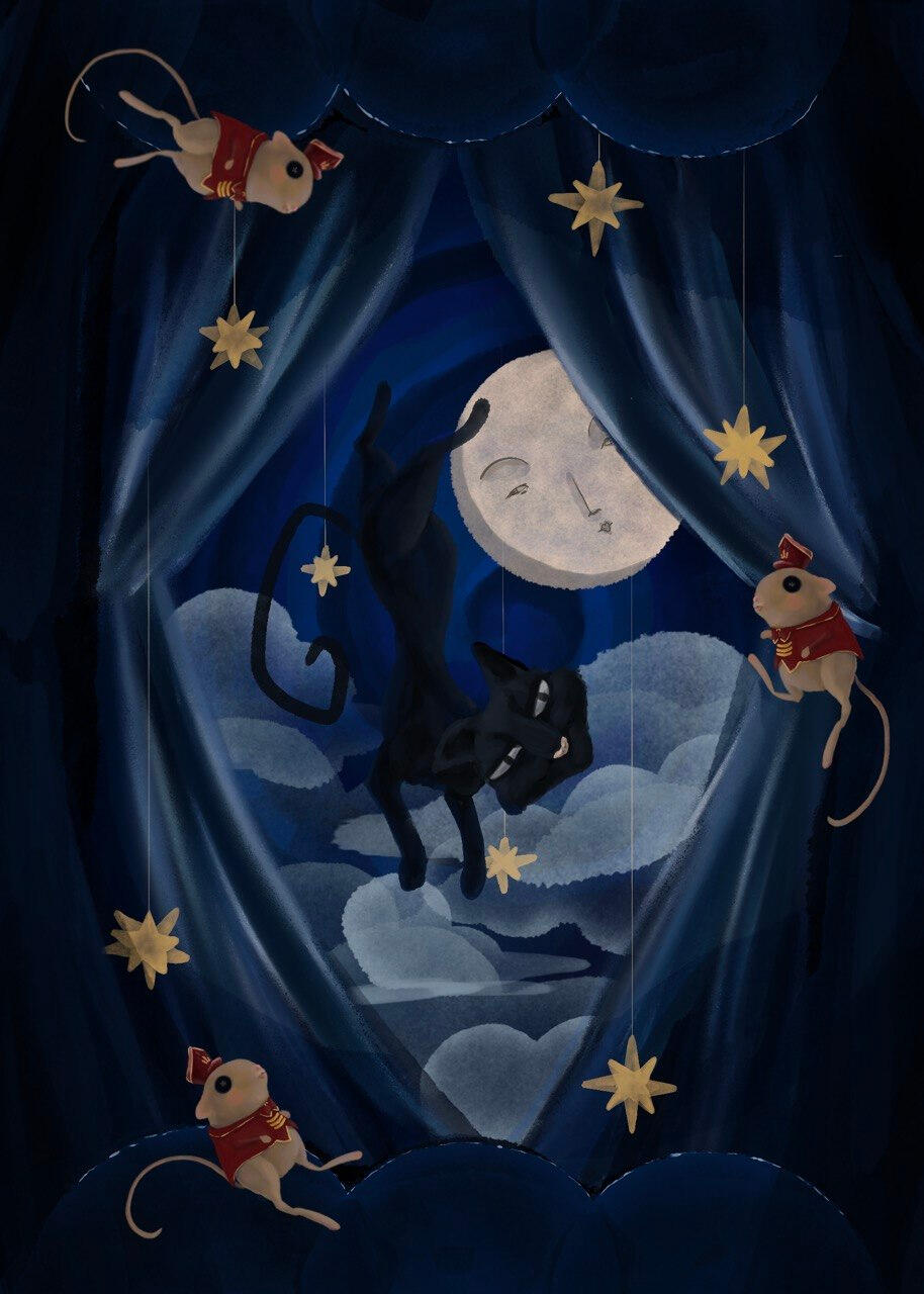 Coraline Cat and Mice
