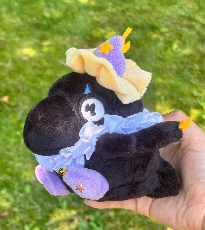 Clown Crow Bag Charm