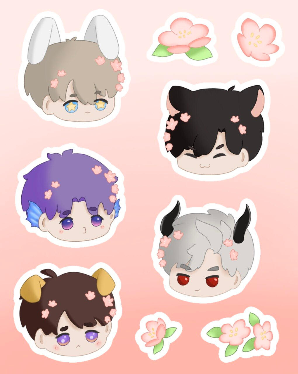 LADS Chibi Stickersheet