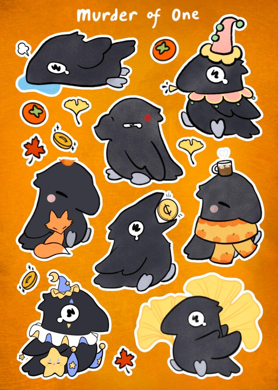 Crow Stickersheet