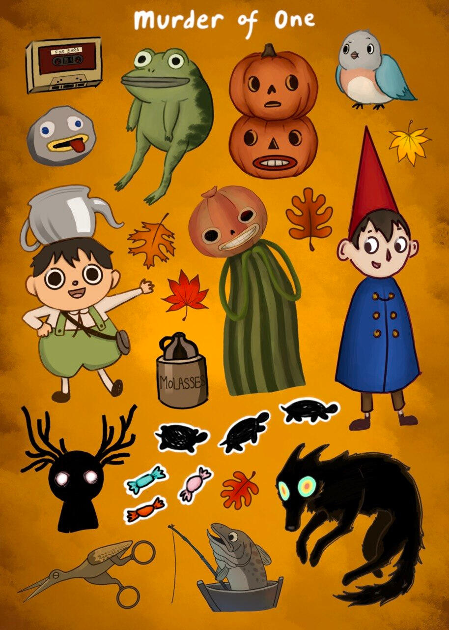 Over the Garden Wall Stickersheet